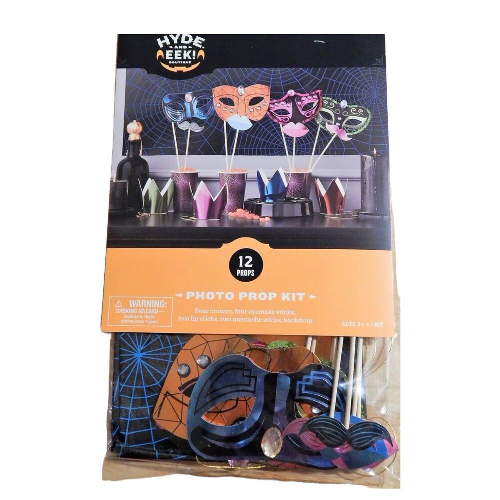 Hyde and Eek! Boutique Halloween Photo Prop Kit 12 Props Included